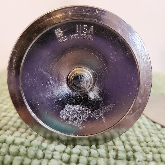 1960s Vtg Silver Arthur Solingen Germany Candle Holders 6" MCM Retro Taper - Picture 3 of 5